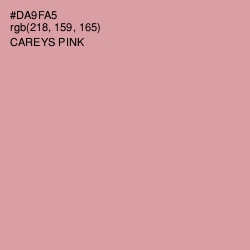 #DA9FA5 - Careys Pink Color Image