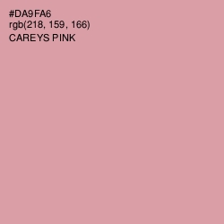 #DA9FA6 - Careys Pink Color Image