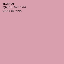 #DA9FAF - Careys Pink Color Image