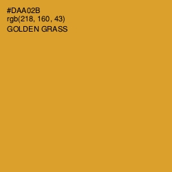 #DAA02B - Golden Grass Color Image