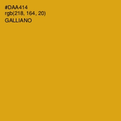 #DAA414 - Galliano Color Image