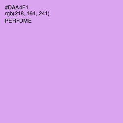 #DAA4F1 - Perfume Color Image