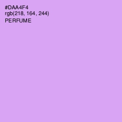 #DAA4F4 - Perfume Color Image