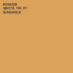 #DAA55B - Sundance Color Image