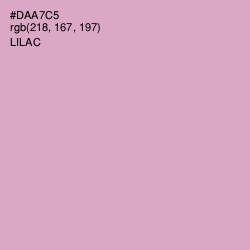#DAA7C5 - Lilac Color Image