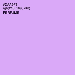 #DAA9F8 - Perfume Color Image