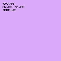 #DAAAF8 - Perfume Color Image