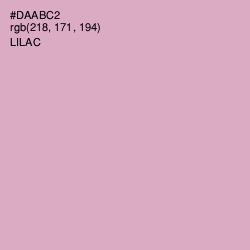 #DAABC2 - Lilac Color Image