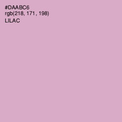 #DAABC6 - Lilac Color Image