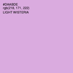 #DAABDE - Light Wisteria Color Image