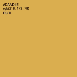 #DAAD4E - Roti Color Image