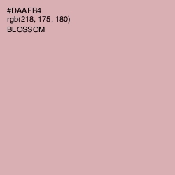 #DAAFB4 - Blossom Color Image
