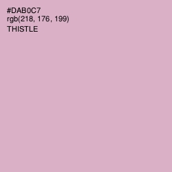 #DAB0C7 - Thistle Color Image