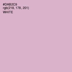 #DAB2C9 - Thistle Color Image