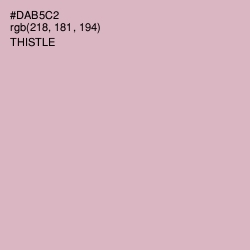 #DAB5C2 - Thistle Color Image