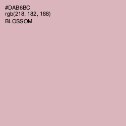 #DAB6BC - Blossom Color Image