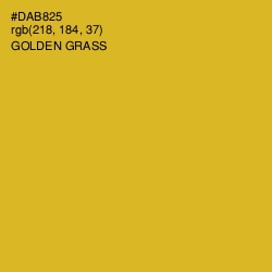 #DAB825 - Golden Grass Color Image