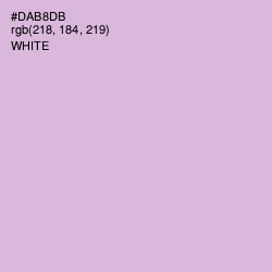 #DAB8DB - Thistle Color Image