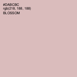 #DABCBC - Blossom Color Image
