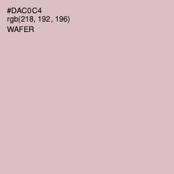 #DAC0C4 - Wafer Color Image