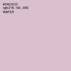 #DAC0CD - Wafer Color Image