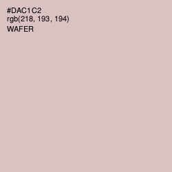 #DAC1C2 - Wafer Color Image