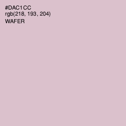 #DAC1CC - Wafer Color Image