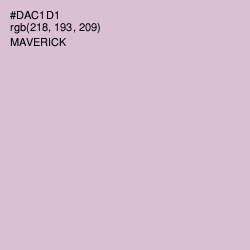 #DAC1D1 - Maverick Color Image