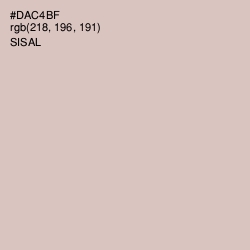 #DAC4BF - Sisal Color Image