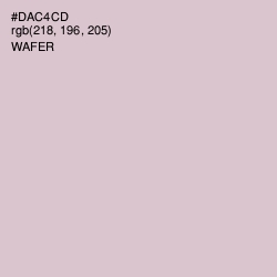 #DAC4CD - Wafer Color Image