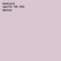 #DAC6CE - Wafer Color Image