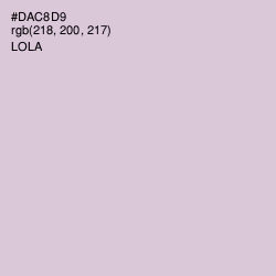 #DAC8D9 - Lola Color Image