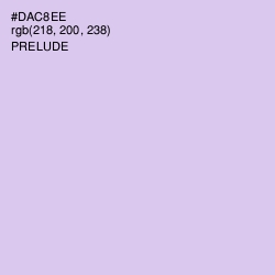 #DAC8EE - Prelude Color Image