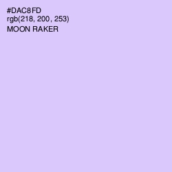 #DAC8FD - Moon Raker Color Image