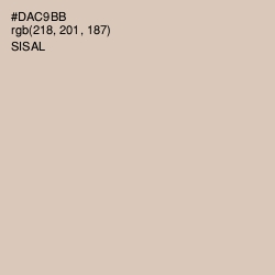 #DAC9BB - Sisal Color Image