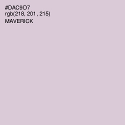 #DAC9D7 - Maverick Color Image