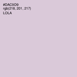 #DAC9D9 - Lola Color Image