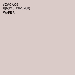 #DACAC8 - Wafer Color Image
