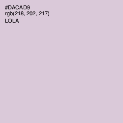 #DACAD9 - Lola Color Image