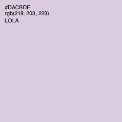 #DACBDF - Lola Color Image