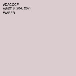 #DACCCF - Wafer Color Image