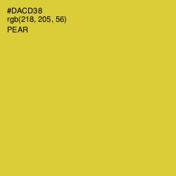 #DACD38 - Pear Color Image