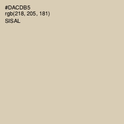 #DACDB5 - Sisal Color Image