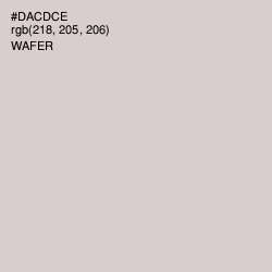 #DACDCE - Wafer Color Image