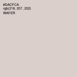 #DACFCA - Wafer Color Image
