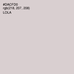 #DACFD0 - Lola Color Image