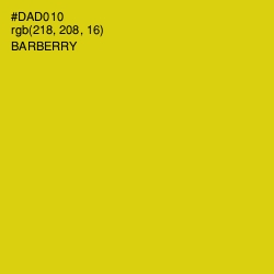 #DAD010 - Barberry Color Image