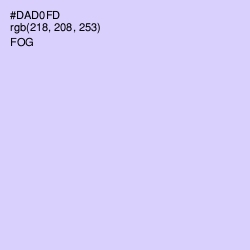 #DAD0FD - Fog Color Image
