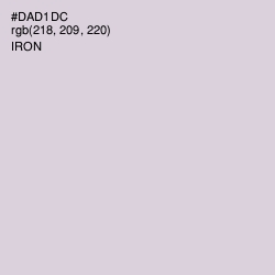 #DAD1DC - Iron Color Image