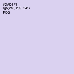 #DAD1F1 - Fog Color Image